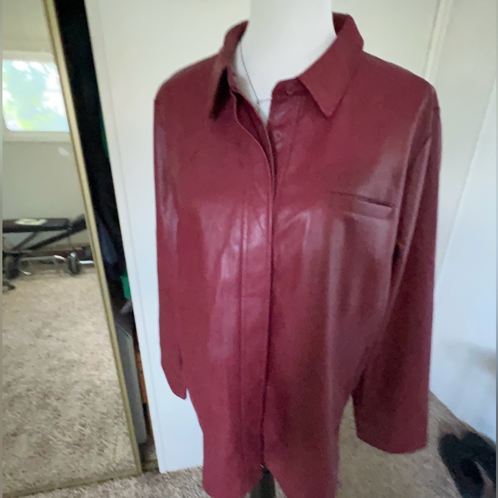 Bagatelle faux leather jacket for woman